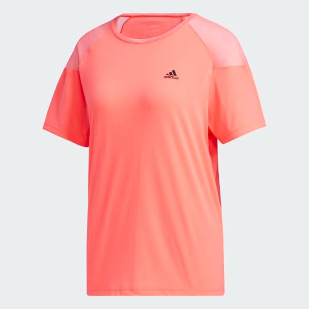 ADIDAS Unleash Confidence Tee XL Pink Black Coral